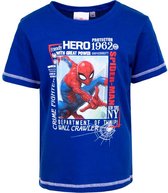 Spiderman blauw t-shirt "Friendly Hero" | maat 98