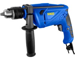 Kinzo Klopboormachine – 230V – 710W – Snelheidsregelaar – Klop- en Boorfunctie – met Diepteliniaal – Extra Handgreep