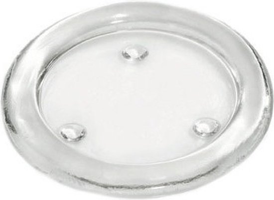 Trend Candles - Bougies Bougies cylindriques avec sous-verres en verre lot de 2 pièces bleu turquoise 8 x 15 cm