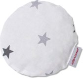 Hobea kersenpit - Wit met grijze sterren