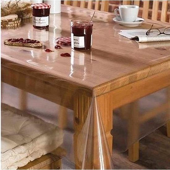 Transparant Tafelzeil - 140 x 270 cm - PVC Transparant Tafelzeil - 140 x 270 cm - PVC