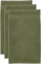 Beddinghouse Sheer set de 3 Serviettes invité invités - 30x50 cm - Ocre