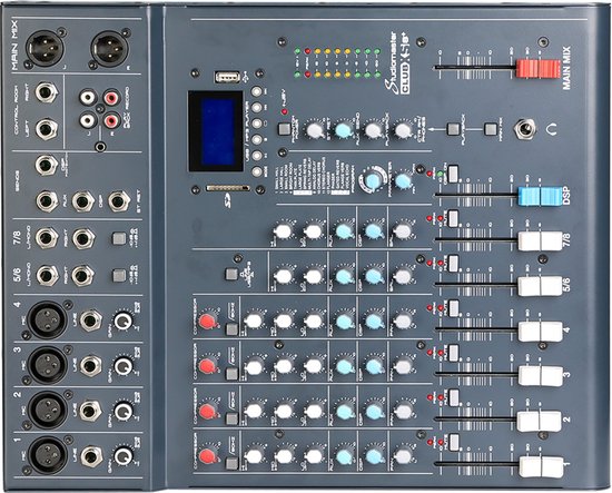Table de Mixage DJ Mini 6 Canaux Control Console Enregistremen USB