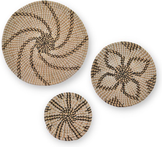HOABINH - Wanddecoratie - Meerkleurig - Zeegras | Leen Bakker