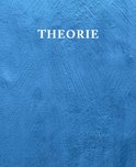 Blauwe achtergrond met het woord 'THEORIE' in witte letters.