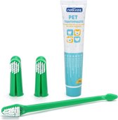 Nobleza Dierentandenborstel - tandenborstels voor honden en katten - kattentandpasta - hondentandpasta