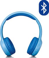 Bol.com Lenco HPB-110BU - Vouwbare kinder Bluetooth hoofdtelefoon - Blauw aanbieding