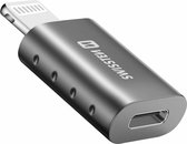 Swissten USB-C naar Lightning Adapter - Converter - Grijs