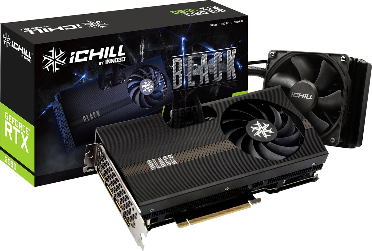 Inno3D Geforce Rtx 3080 Ichill Black Lhr videokaart