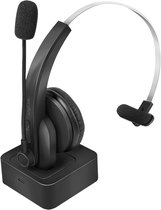 LogiLink BT0059 On Ear headset Telefoon Bluetooth Mono Zwart