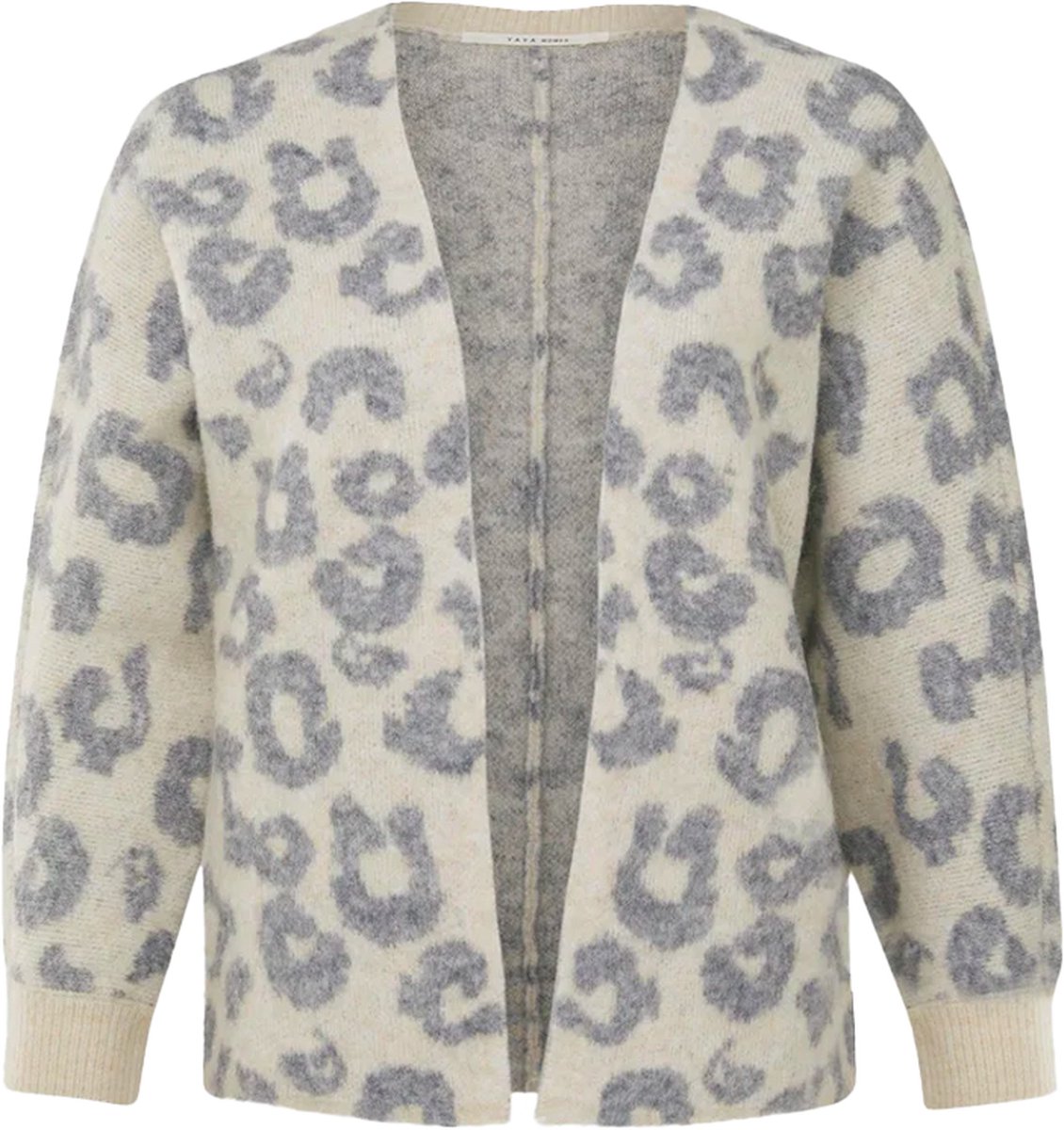 YaYa Vest met lange mouwen en luipaard print in relaxte pasvorm - Dames - Maat: L