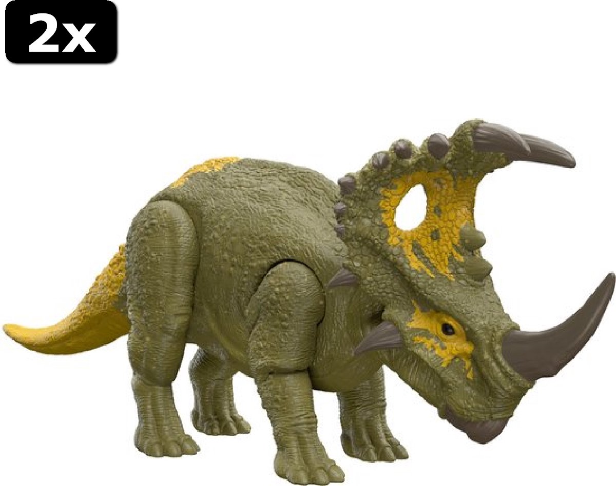 Mattel jurassic world strike and roar gigantosaurus geluid - speelgoed
