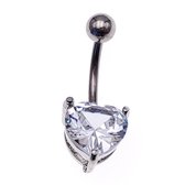 Piercing Nombril - Diamant Argent