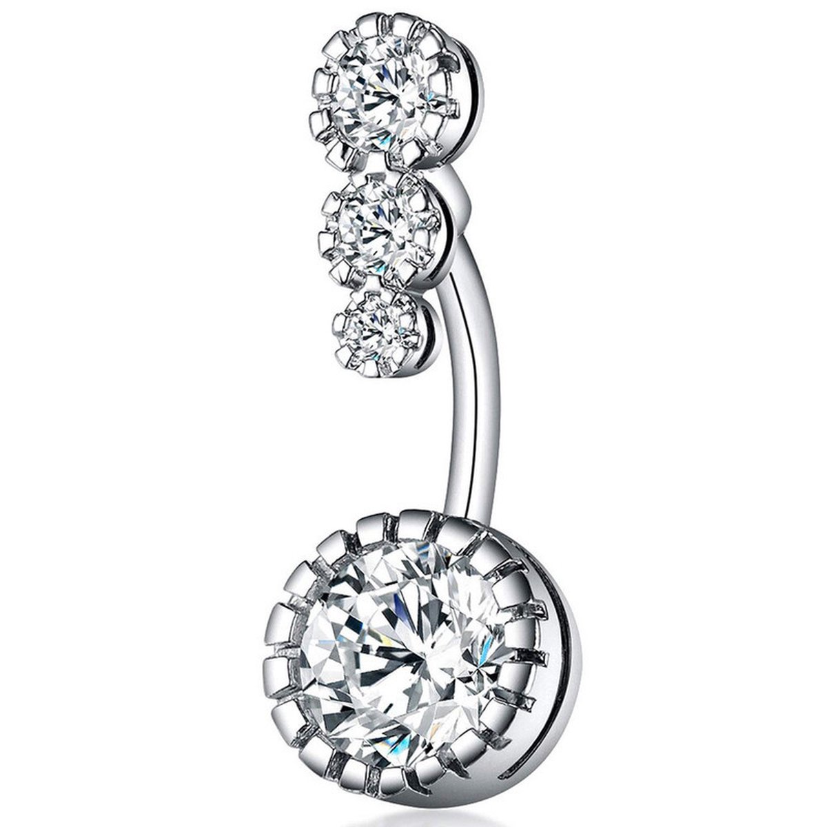 Navel Piercing - Zilver