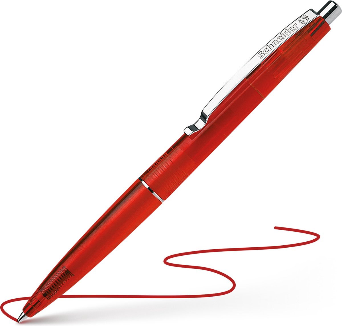 Schneider balpen - K20 Icy Colours - rood - penpunt M - S-132002