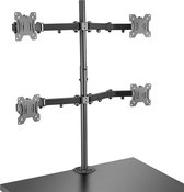 LINDY Monitor-tafelbeugel 4-voudig 43,2 cm (17) - 71,1 cm (28) Kantelbaar en zwenkbaar