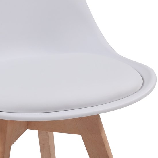 Set van 2 eetkamerstoelen ALICE Lichtgrijs