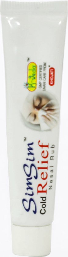 K-Veda - SimSim Cold Relief Nasal Rub - 10g - Verkoudheidsbalsem - Verlichting bij Verkoudheid, Keelpijn, Griep en Hoest - Inhalatie - Verstopte Neus - K-Veda