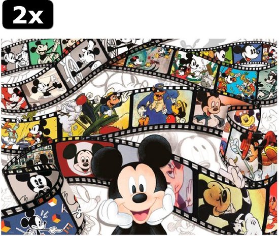 2x Jumbo Puzzel Disney Classic Collection Mickey Mouse 90th Anniversary ...