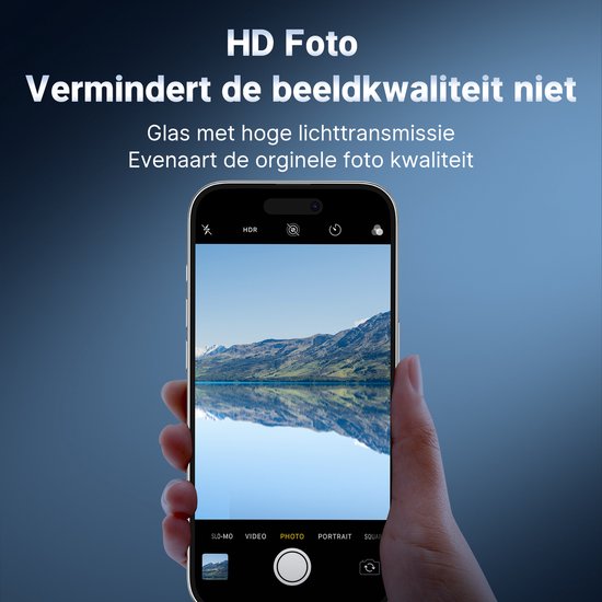 NEW'C 2x Gehard Glas Schermbeschermer En 2x Camera Lens Protector – Voor IPhone 14 Pro (6,1 Inch) – 9H Hardheid, Oleofobe Coating, Eenvoudige Installatie