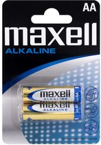 Maxell LR6 AA, Batterie à usage unique, AA, Alcaline, 1,5 V, 2 pièce(s), 50,5 mm