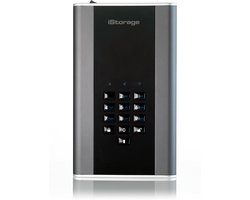 iStorage diskAshur DT2 - externe harde schijf - 18 TB - Zwart - Grafiet