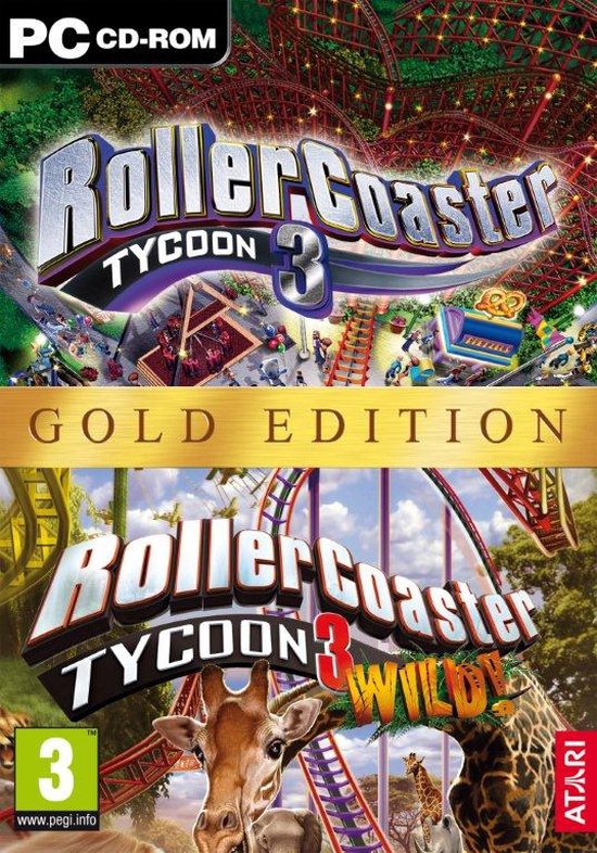 Rollercoaster Tycoon 3 - Gold Edition (Volledig Engelstalig) - PC | Jeux |  bol.com