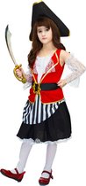 Piraten kostuum - Piraat - Jurk - Verkleedkleren - Carnavalskleding - Carnaval kostuum - Meisjes - 4 tot 6 jaar