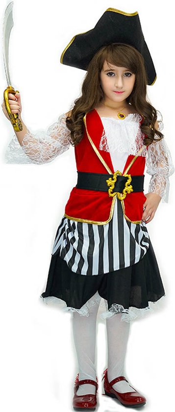 Piraten kostuum - Piraat - Carnaval kostuum - Meisjes