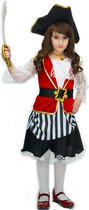 Piraten kostuum - Piraat - Jurk - Verkleedkleren - Carnavalskleding - Carnaval kostuum - Meisjes - 7 tot 9 jaar