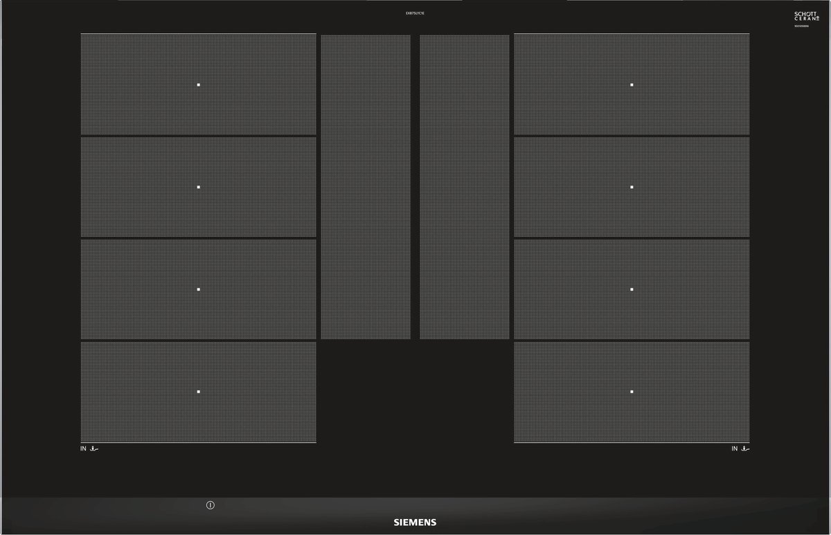 Siemens EX875LYC1E Inbouw inductiekookplaat - Zwart