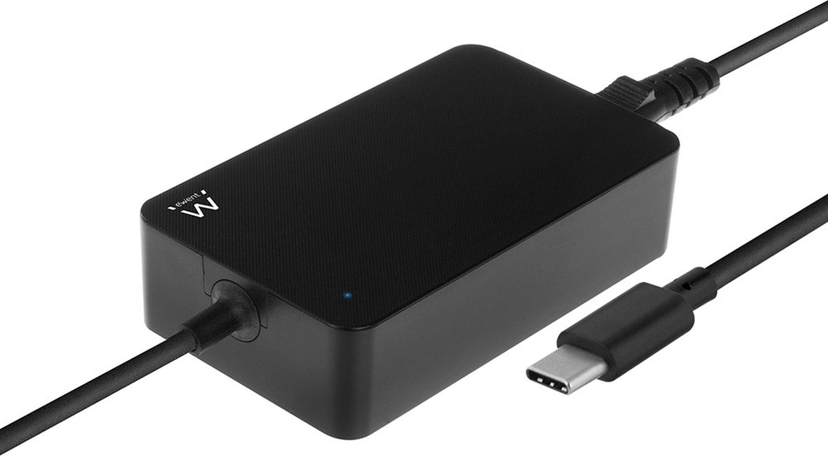 USB-C laptop oplader 65W – met Power Delivery profielen – Voor laptop, smartphone, tablet – Ewent EW3980
