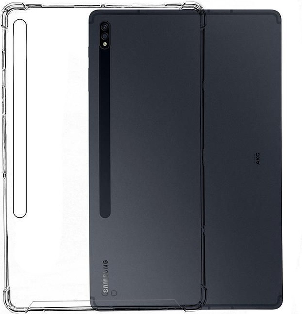 eSTUFF Galaxy Tab S7/S8 ORLANDO Soft Cover - Clear
