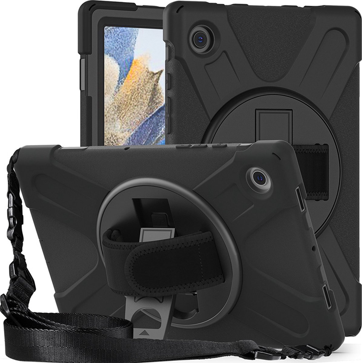 DLH DY-RC4586 tabletbehuizing 26,7 cm (10.5") Stootbeschermer Zwart