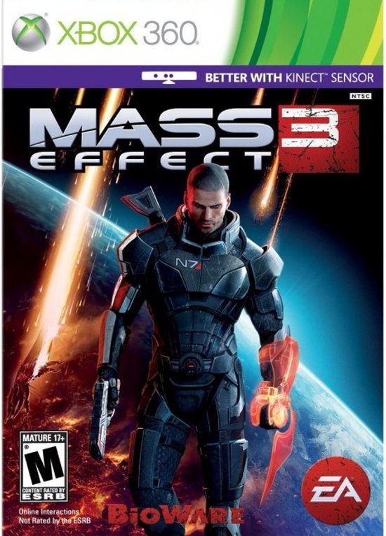 Electronic Arts Mass Effect 3, Xbox 360, Xbox 360, Multiplayer modus, M (Volwassen)