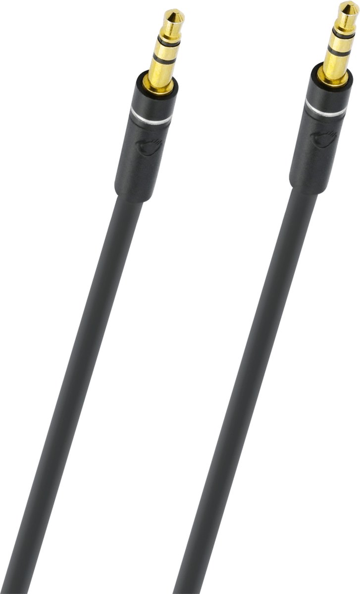 Oehlbach SL AUDIO CABLE 3.5MM JACK 0,25 M Mini jack kabel Zwart