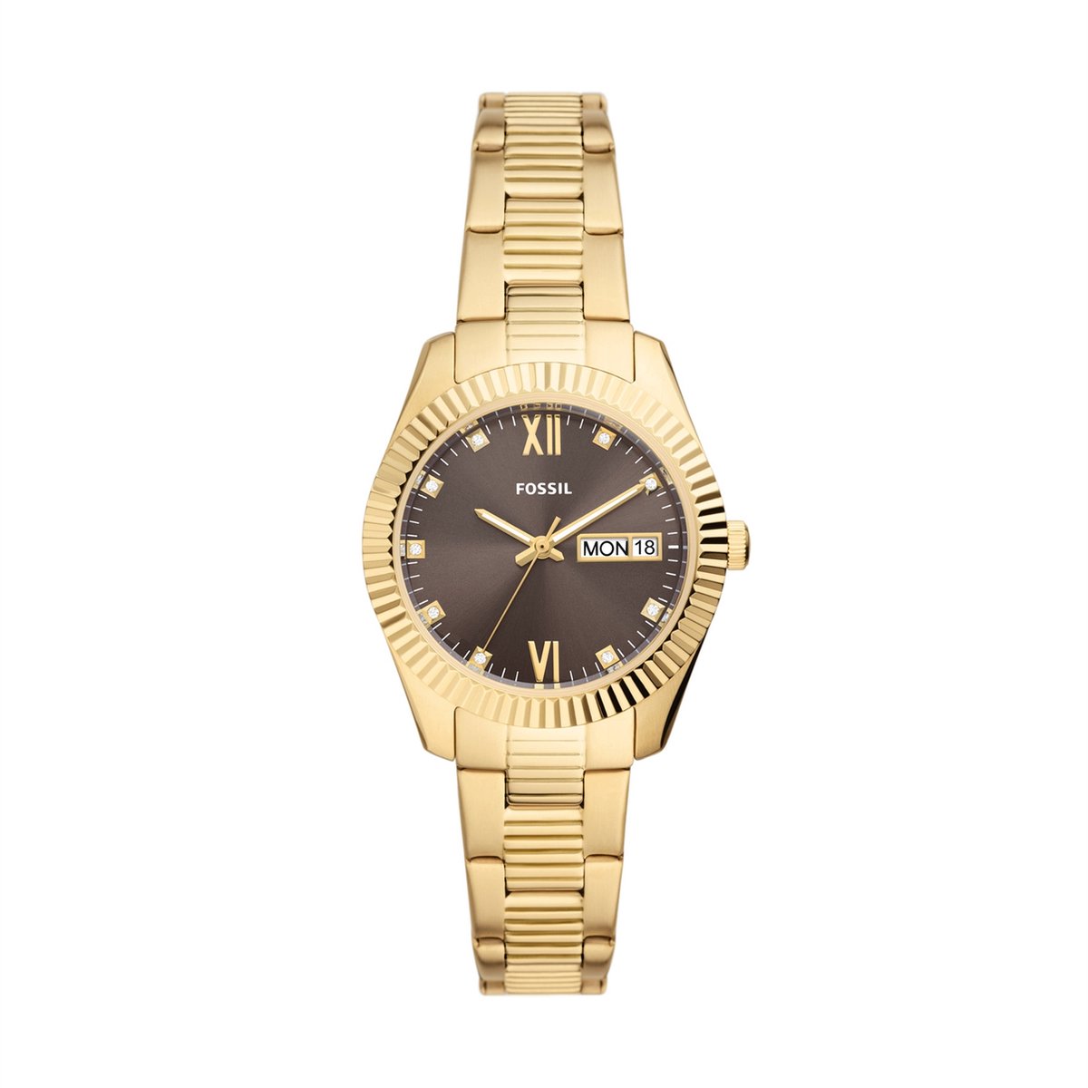 Fossil ES5206 Dameshorloge 32mm - Goudkleurig