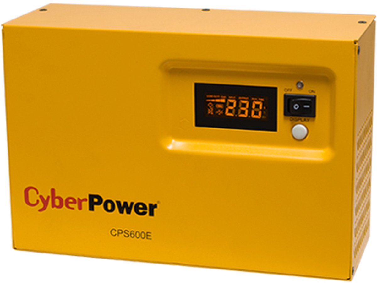 CyberPower CPS600E UPS 0,6 kVA 420 W 1 AC-uitgang(en)