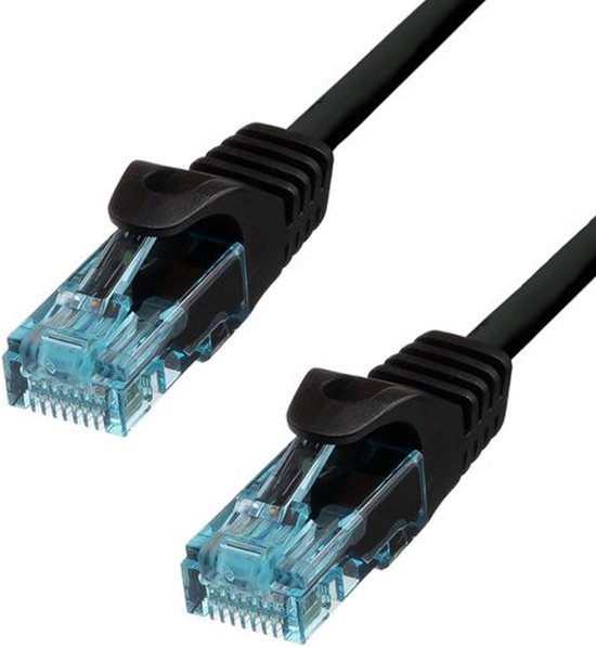 Utp Rj 45 ProXtend 6AUTP-07B netwerkkabel Zwart 7 m Cat6a U/UTP (UTP) | bol