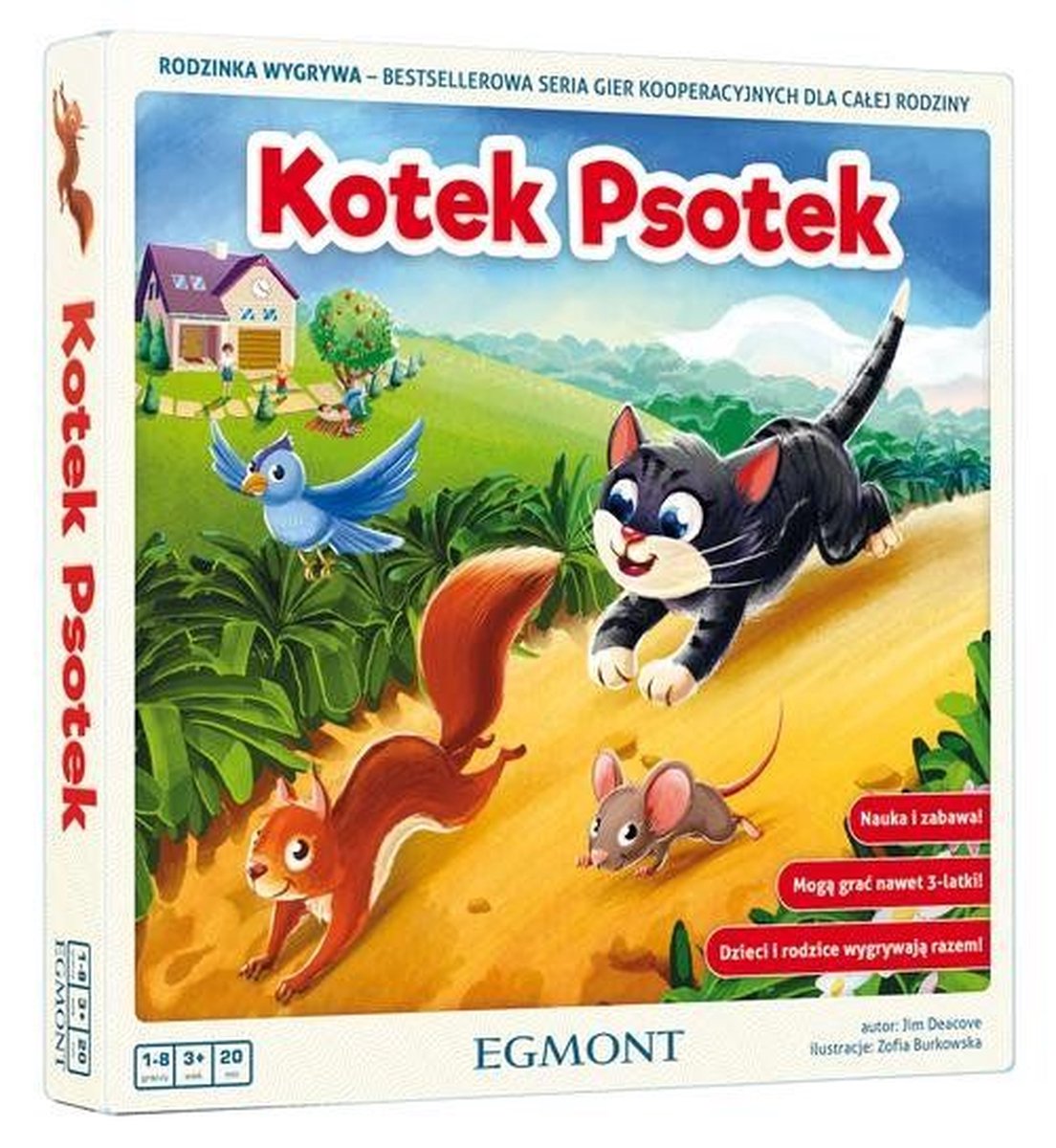 Egmont - Bordspel - Kotek Psotek - 3+ - Coöperatief