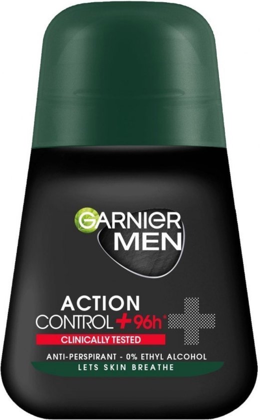 Garnier Men Deodorant Roll On Action Control+ 96h AntiPerspirant