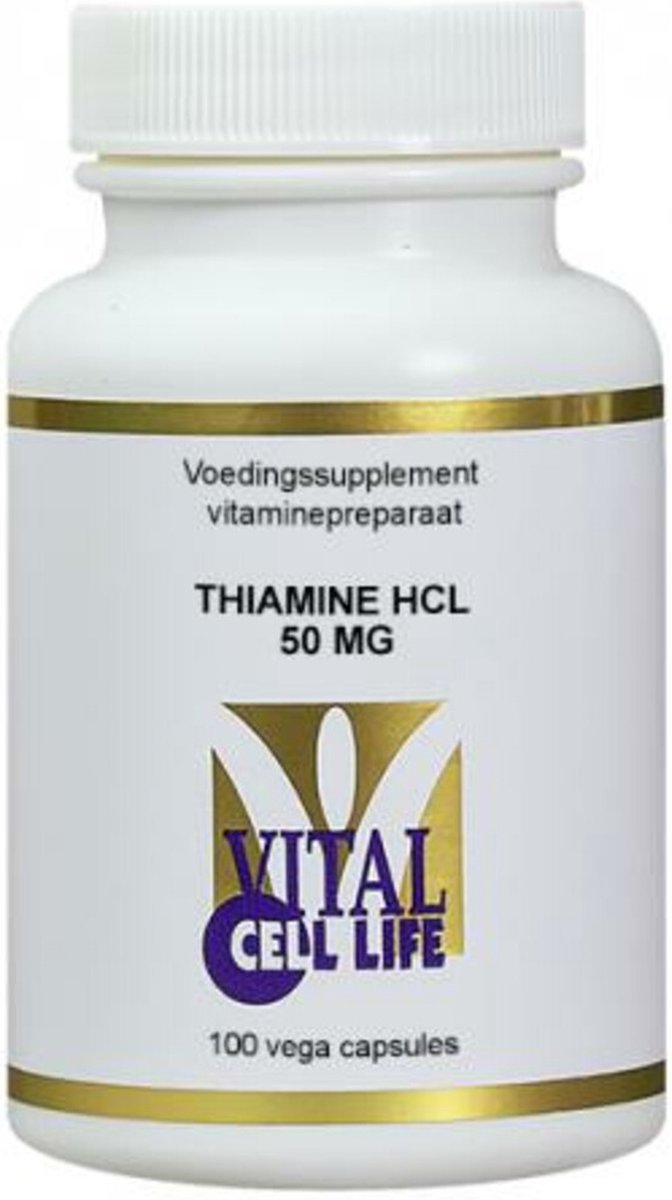 Vital Cell Life Thiamine Hcl 50mg Vcl 100 cap
