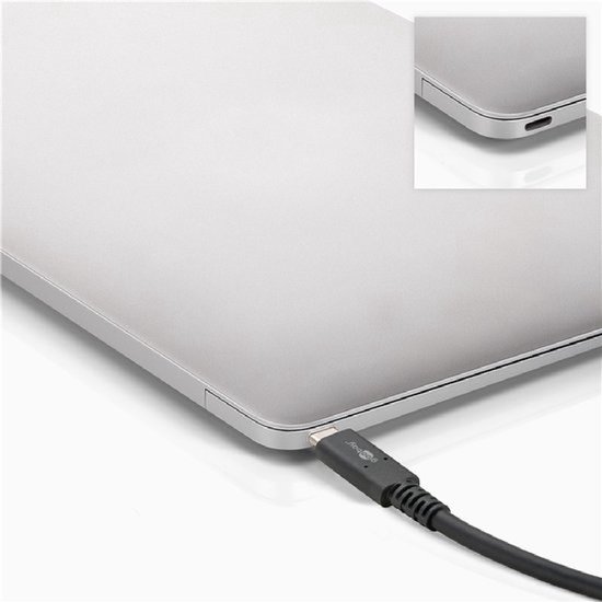 CAVO USB GOOBAY 2.0 da USB C Maschio a USB C Maschio 2 m