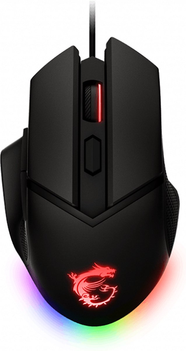 MSI Clutch GM20 Elite muis Rechtshandig USB Type-A Optisch 6400 DPI