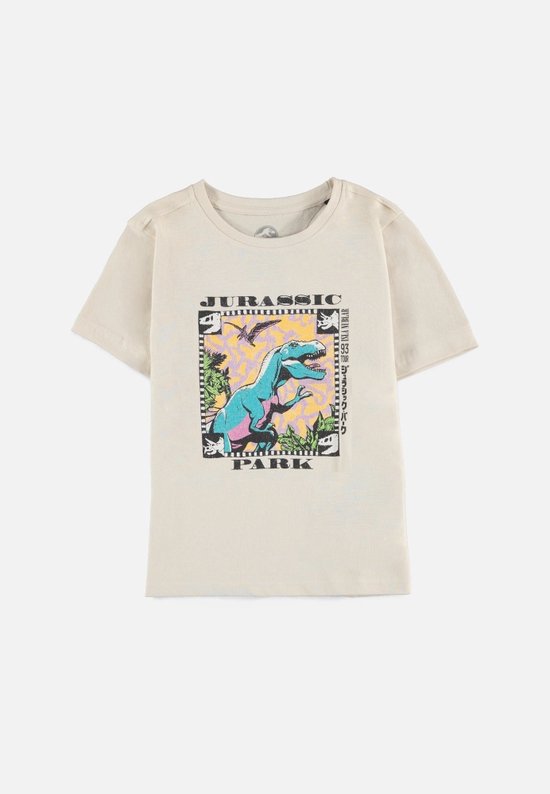 Jurassic Park - Graphic Art Kinder T-shirt - Kids 122/128 - Creme