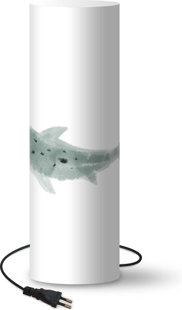 Lamptiger Tafellamp - Haai - Ø 22 Cm - E14 - Multicolor