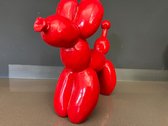 Goodyz - Ballon Hond - Balloon Dog - Rood - 25cm Hoog -