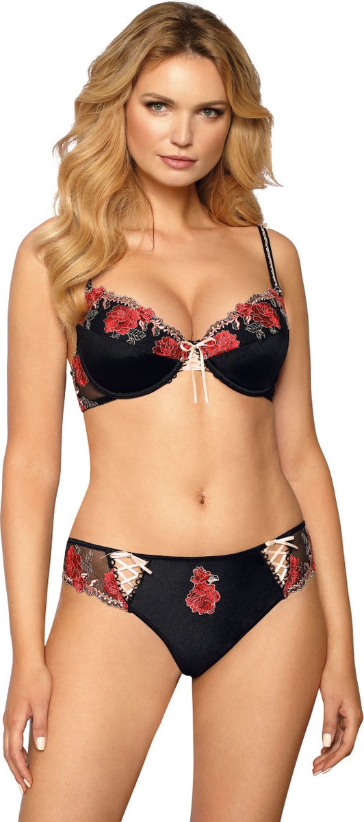 Roza- Natalie- string- zwart XL