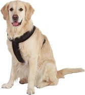 Karlie harness cross 25mm 48-55cmzwart honden halsband harnas tuigje