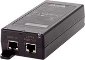 Axis 02208-001, Fast Ethernet, Gigabit Ethernet, 10,100,1000 Mbit/s, IEEE 802.3af, IEEE 802.3at, Zwart, IS 13252, IEC/EN/UL 62368-1, IEC 60068-2-1, IEC 60068-2-2, IEC 60068-2-14, IEC 60068-2-78, IEC..., 56 V